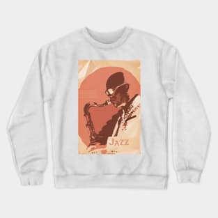 Jazz Sax Crewneck Sweatshirt